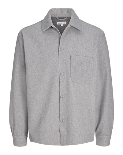 Jack & Jones - JJERegent Overshirt - Light Grey Melange